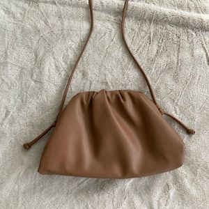 Soft leather dumpling bag